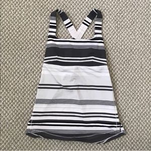 Lululemon stripe top XS